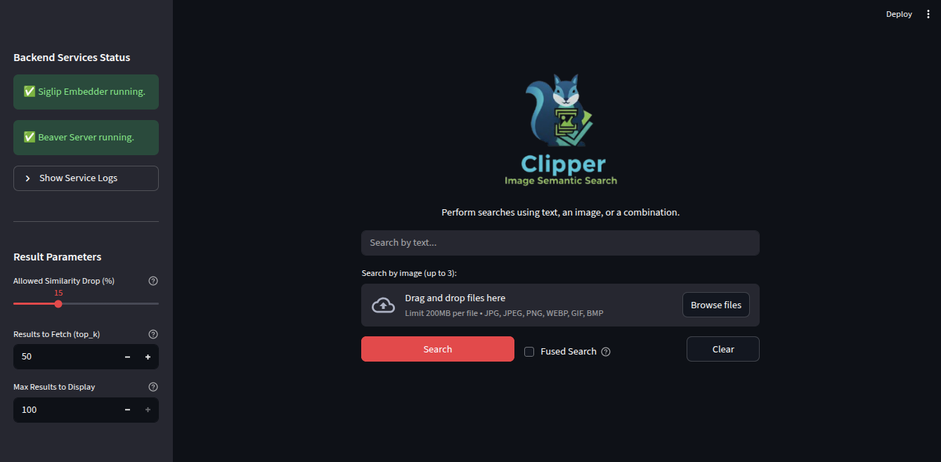 Clipper Semantic Search